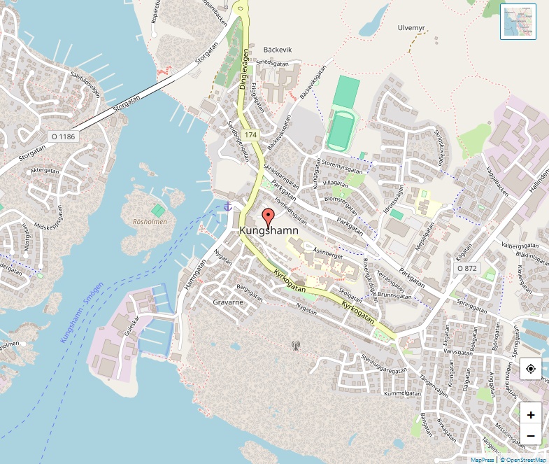 Karta över Kungshamn, Göteborg